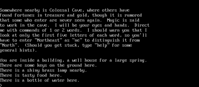 colossal cave adventure source code basic